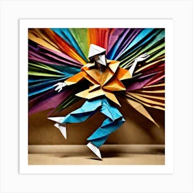 Origami Dancer 112 Art Print