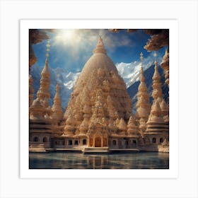 Beautiful Temple Art Print