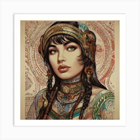 Egyptian Woman 1 Art Print