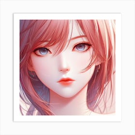 Anime Girl (13) Art Print