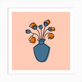 Vase Of Flowers Art Print