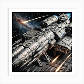 Aether Spear Destroyer 1024 Art Print