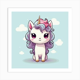 Cute Unicorn 438 Art Print