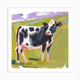 Holstein Cow 02 Art Print