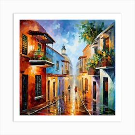 Street Scene Art Print