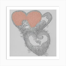 'Hearts' Art Print