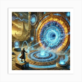 A Vivid Depiction Of The Deploy Portals Ability Us Art Print