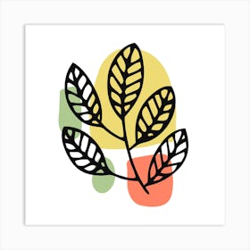 Leaf Design Art Print