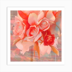 Pink Roses Art Print