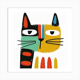 Charming Illustration Cat 1 Art Print