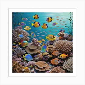 Coral Reef Art Print