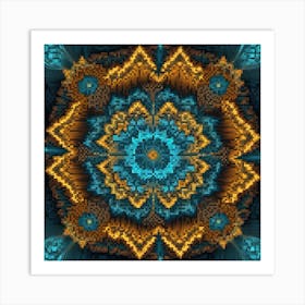 Fractal Patterns art print 9... Art Print