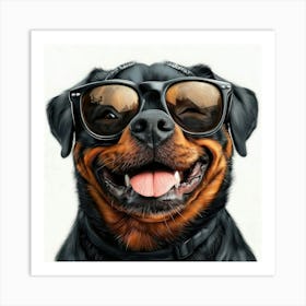 Rottweiler 5 Art Print