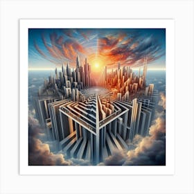 Cityscape Art Print