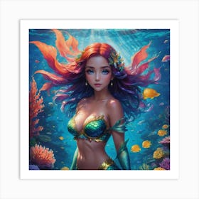 Mermaid 1 Art Print