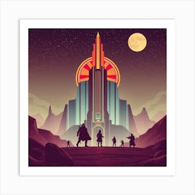 City In The Sky Art Print