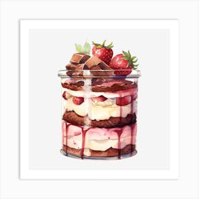 Ice Cream Cake Art Print