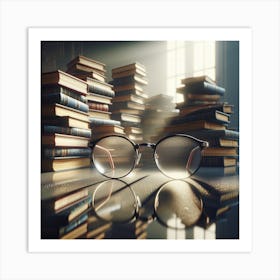 Glasses On A Table Art Print