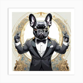 French Bulldog 007 1 Art Print