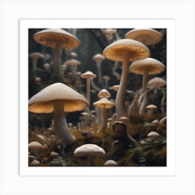 Glowing gills Art Print