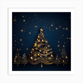 Elegant Christmas Design Series037 Art Print