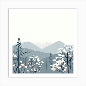 Smoky Mountains 1 Art Print