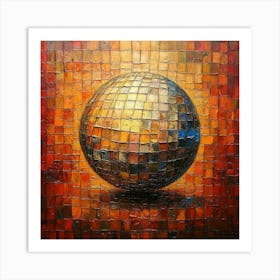 Disco Ball Art 41 Art Print