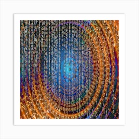 Matrix Technology Data Digital 1 Art Print