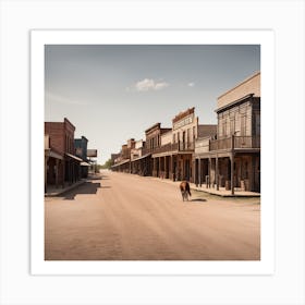 Old West Town 5 Art Print