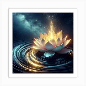 Lotus Flower 1 Art Print