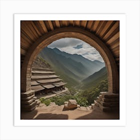 Archway To The Mountains Art Print