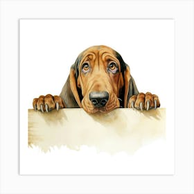 Hound Dog 1 Art Print