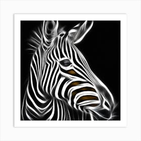 Zebra Art Print