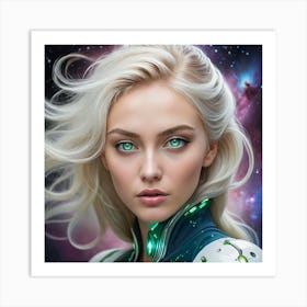 Space Girl Art Print