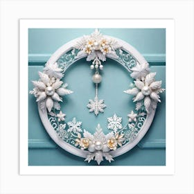 Christmas Wreath 4 Art Print