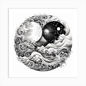 Yin Yang 63 Art Print