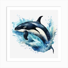 Orca Whale Art Print