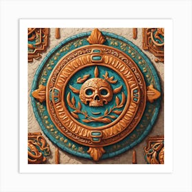 Aztec Art Art Print