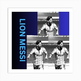 Lion Messi Art Print