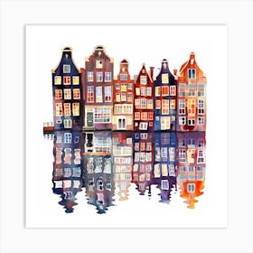 Amsterdam Houses 3 Art Print