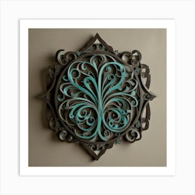 Wrought Iron Wall Art Art Print