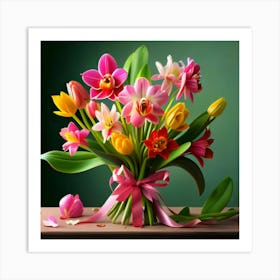 Bouquet Of Flowers 5 Art Print