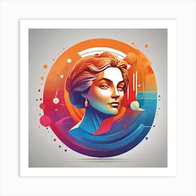 Portrait Of A Woman Art Print