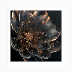 Abstract Flower Art Print