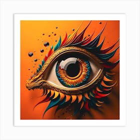 Dragon Eye Art Print