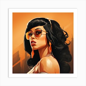 GTA Style Cardi B Art Print