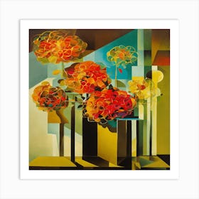 Flowers In Vases Art Print