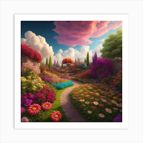 Fairy Garden Art Print