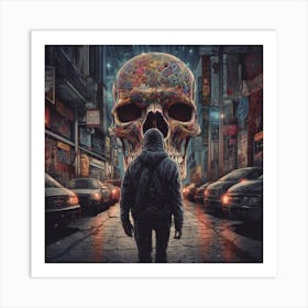 City Of Skulls Art Print