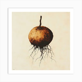 Root Growing Art Print